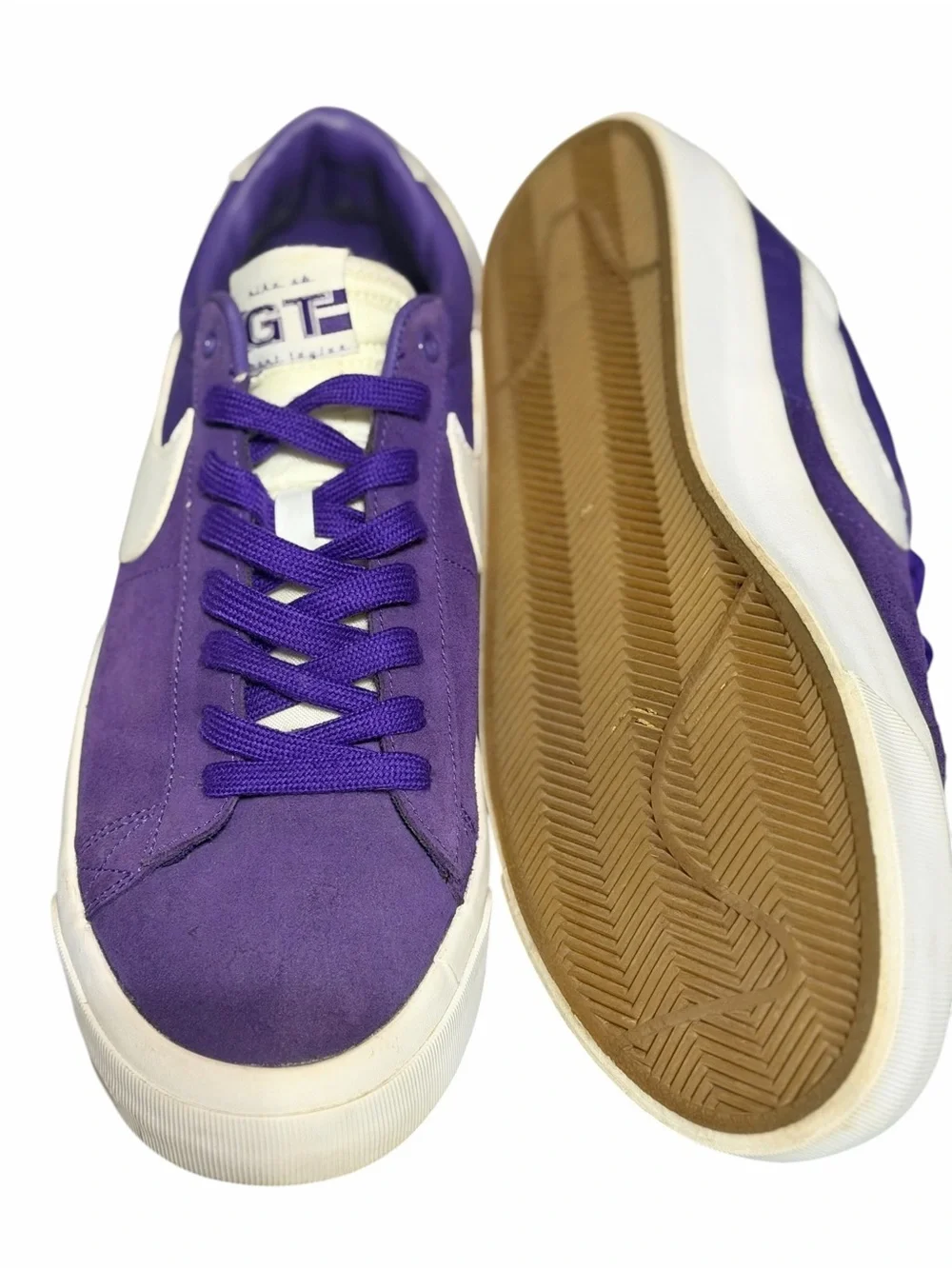 Nike SB Zoom Blazer Low Pro GT Grant Taylor Varsity Purple DC7695-500 Size 12